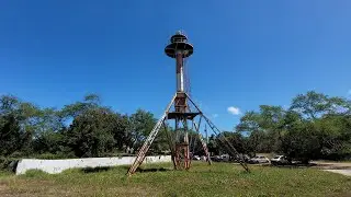 Abandoned tower where the Zeppelin landed in Recife.
