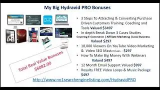 Hydravid Pro Bonuses Final Video 7