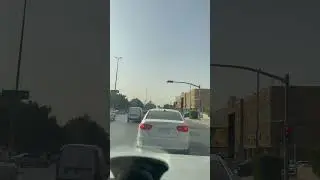 Driving from AL Malaz to Jar Adiyah Riyadh Metro Station.