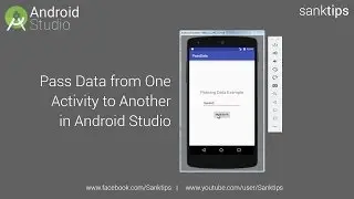 How to Pass Data from One Activity to Another in Android Studio | Sanktips