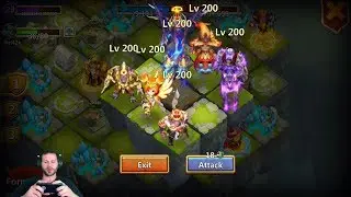 New Double Evolved Lost Realm Heroes Demogorgon Anubis Ronin Castle Clash