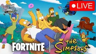 NEW SIMPSONS FORTNITE SEASON GAMEPLAY!!