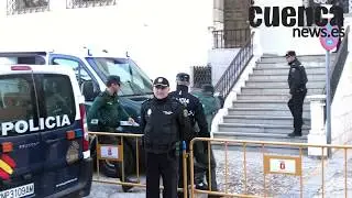Entrada de Sergio Morate a la Audiencia Provincial en la quinta jornada del juicio