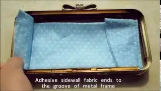 How to Make a Box Clutch / Minaudiere (Inner fabric part)