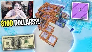 I got 100 FANS to SCRIM for MONEY on Fortnite! (winner gets $100 in Fortnite Customs!)