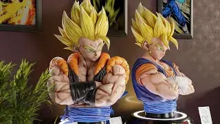 1/1 Scale Life-Size Gogeta & Vegito Bust (等身大 ゴジータとベジット バスト) - Dragon Ball Z by KD Collectibles