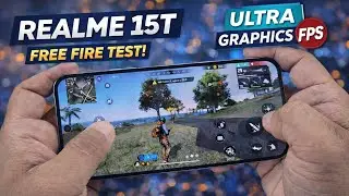 Realme 15T Free Fire Game Test 🔥 Ultra Graphics, Smooth Gameplay & FPS Performance!