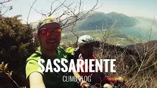 ARRAMPICARE &egrave; una FATICACCIA:  Sassariente - via Elena (6a+) #ClimbVLOG