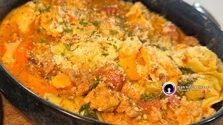 Creamy Sausage Tortellini Soup | Easy Comfort Food Recipe