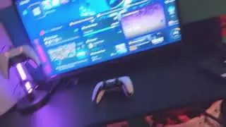 My new gaming set up (birthday eve)