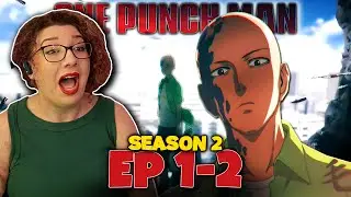 Oh, the Hero Association Is SHAKING 😱 FIRST TIME WATCHING One Punch Man 2x1-2