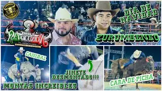 JARIPEO NAVIDEÑO | MONTAS INCREÍBLES | JINETE DESMONTADO!!! | Rancho La Revoluzión en Zurumbeneo