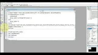 Visual basic 6.0 | Payroll Project 'frmLoanAvailed - load data in ListView' | CodeLearning