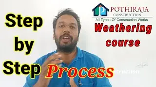 weathering course  flooring step by step process #low budget  flooring/tamil@PothirajaConstruction