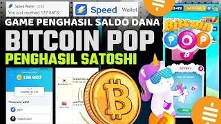SATOSHI DARI BITCOIN POP GAME PENGHASIL SATOSHI BITCOIN - GAME PENGHASIL UANG SPEED WALLET