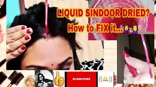 DIY LIQUID SINDOOR IF GOT DRIED UP LET'S FIX IT