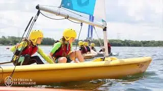 Junior sailing at Farmoor Reservoir