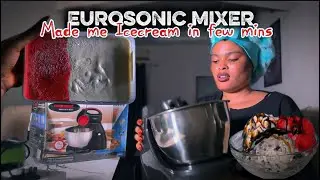 Я приготовила самое нежное мороженое с помощью миксера EUROSONIC | Как приготовить домашнее морож...