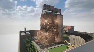 Destroying A Building with C4 | Teardown