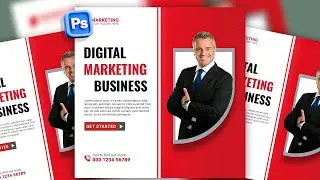 Digital Marketing Social Media Post Design in Adobe Illustrator l l Tutorial 2025
