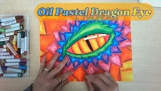 Oil Pastel Dragon Eye