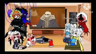 Sans Aus React to Animations/#undertale  made by Toby fox