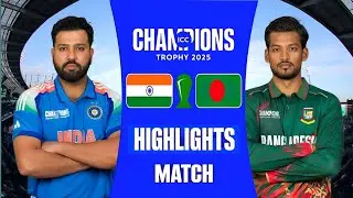 IND vs BAN Highlights | ICC Champions Trophy 2025 | RC Swipe Cricket