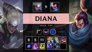 Diana Top vs Yasuo - EUW Master Patch 25.16