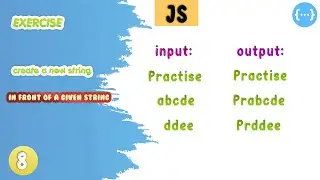 Create A New String Adding In Front Of  A Given String | practise code