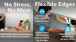 Xtreme Mats Waterproof Under Sink Mat Review  Leak Protection for Kitchen & Bathroom Cabinets