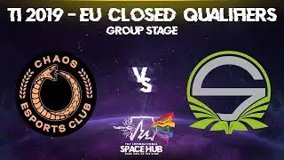 Chaos EC vs Singularity - TI9 EU Regional Qualifiers: Group Stage