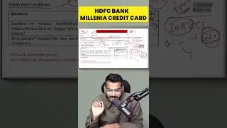 HDFC Millennia Credit Card #shorts #creditcard