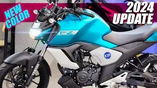 2024 Yamaha FZ FI New Colour MATTE CYAN, On Road Price, Mileage, Features