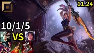 Riven Top vs Irelia - KR Master | Patch 11.24