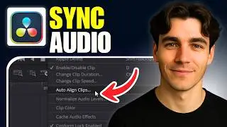 How To Sync Audio In DaVinci Resolve (Tutorial 2026)