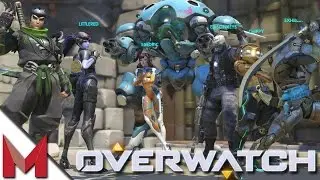 DOUBLE GENJI ACTION -=- OVERWATCH GAMEPLAY -=- Ep24