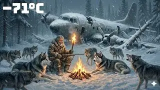 86-Year-Old Fisherman and His Dog Lost on Frozen Sea Ice at Night | Surviving &ndash;71&deg;C Yakutia, Siberia