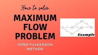 Maximum flow problem in Tamil || Ford Fulkerson Method || Flow augmenting path method