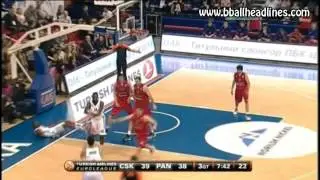 Sasha Kaun denies Stephane Lasme three times