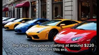 Lamborghini: Old vs New.   