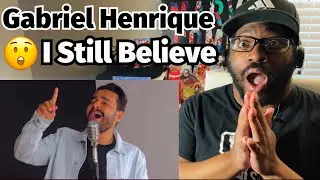 Gabriel Henrique - I Still Believe (Cover Mariah Carey) REACTION!!!!