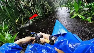 Raft Fishing in Borneo ‼️ Berburu toman bunga yang luar biasa & jungle views