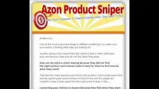 [Amazon Plugin] - Azon Product Sniper - Turn Your Visitors Into Buyers Review
