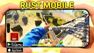 Rust Mobile Global Closed Beta Is INSANE 🤯 Primitive Territory Clash Gameplay (iOS/Android)