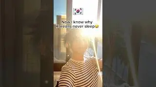 Sun never sets in Korea😳🤷&zwj;♀️ #korea  #korean #koreanvlog #minivlog #southkorea #bts #summer #sun