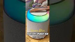 pTron 16W Bluetooth Speaker with Mic 🔊 | Deep Bass & Crystal-Clear Sound Test #Shorts #ptron