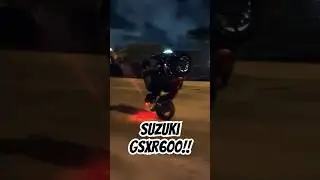 Suzuki GSXR city ride at Night!
