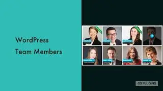 Best WordPress Team Members Plugin - GS Team Members