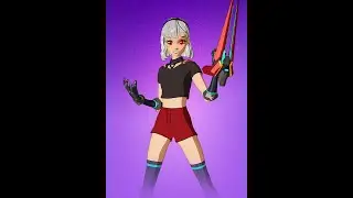 FORTNITE Lexa Skin - GAMEPLAY