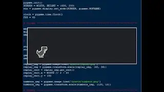 Chrome Dino Game Clone Using Pygame